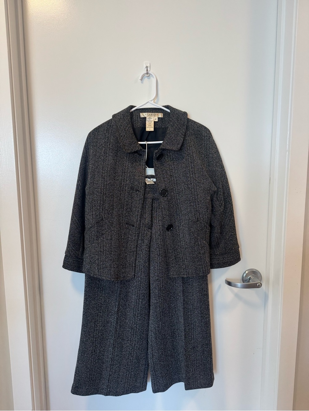 Studio M Gray Tweed Blazer Jacket